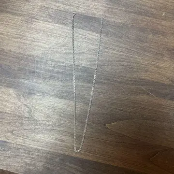 실버 925 팥 훈증 아즈키 이부시 체인 두께 3mm 길이 55cm
