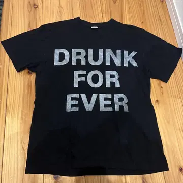 DRUNK FOR EVER 티셔츠 ddim
