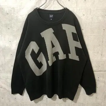 레어 디자인 GAP 니트 스웨터 블랙 XL