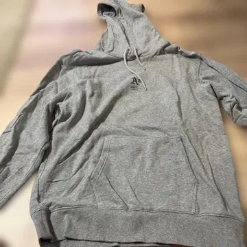 NEW ERA A's 후드 부착 후드티 XL 그레이