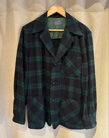 50s 펜들턴 블랙워치 언라이닝 자켓 울 자켓