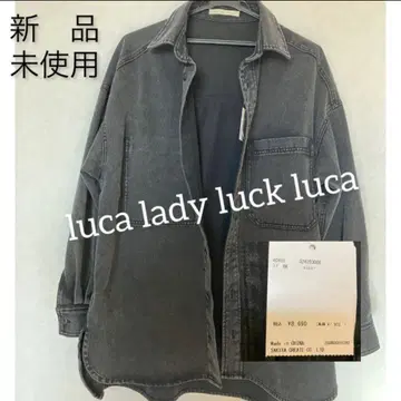 [ 새상품 미사용 ] luca lady luck luca 데님풍 자켓