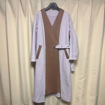 Bou Jeloud 바이컬러 본딩 코트
