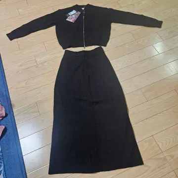 ABITOKYO 블랙 스커트 셋업 M