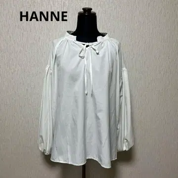 HANNE 앙 볼륨 슬리브 블라우스 화이트 프리 사이즈