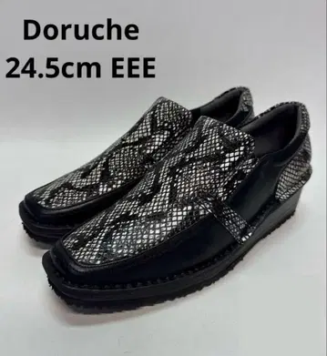 Doruche* 스네이크 패턴 슬립온 1회 착용 24.5EEE