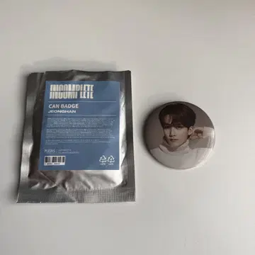 SEVENTEEN 정한 캔 배지 incomplete