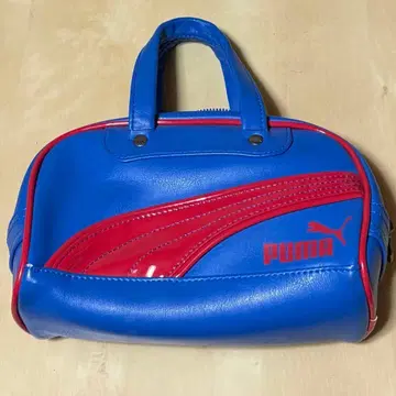 푸마 PUMA 핸드백 파랑 빨간색