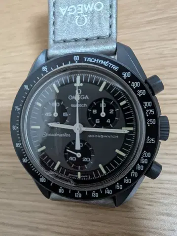 OMEGA 스피드마스터 문워치 블랙