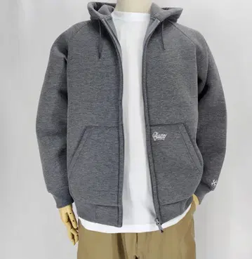 BONDING ZIP HOODIE / 색상(H.GRY) 사이즈 L