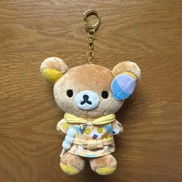 리락쿠마 일식전 매달기 봉제 인형