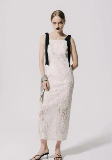 THE TOE Lydia Jacquard Dress S