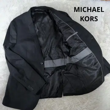 새상품급 MICHAEL KORS 총 안감 코튼 혼방 테일러드 자켓 40R