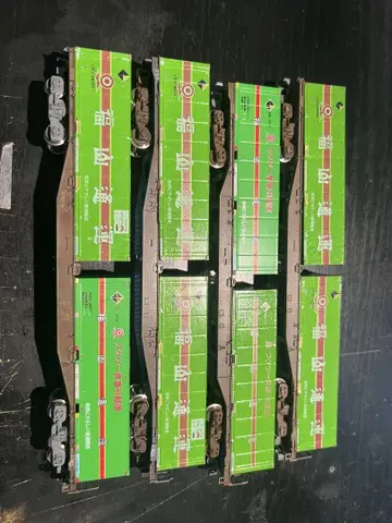 후쿠야마 통운 컨테이너 부착 코키 4량