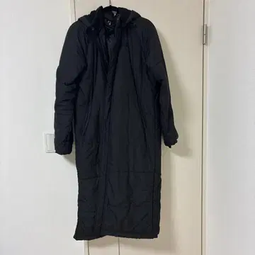 언더아머 블랙 롱 코트 XL