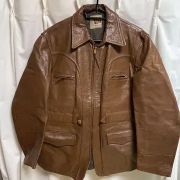 40s~50s 가죽 스포츠 자켓