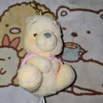 곰돌이 푸 소형 봉제 인형 키링 포함