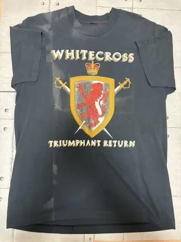 WHITE CROSS 월드 투어 1989-1990 밴딩 T셔츠