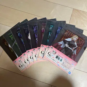 귀멸의 칼날 클리어 파일 기둥 세트