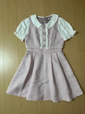 Ank Rouge 트위드 미니 원피스