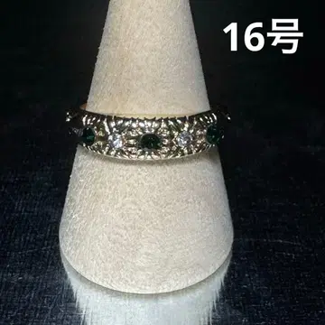 빈티지 패션 반지 골드 16호 빈티지 반지 시스루 조각