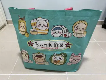 치이카와 (먼작귀) 딤섬 시리즈 쇼핑백 홍콩 한정판 치이카와 전시회