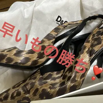 D&G 돌체앤가바나 레오파드 무늬 펌프스