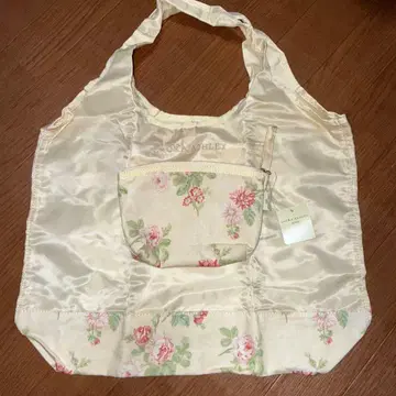로라 애슐리 에코백 파우치 포함 L 크랜베리 새상품 마이백