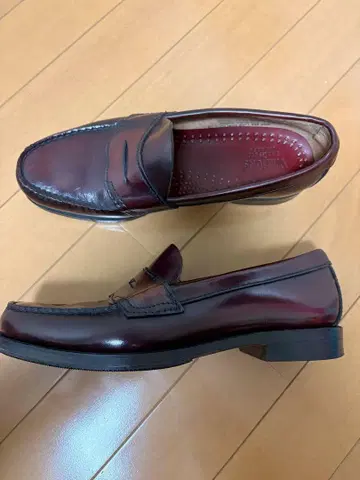 다크 브라운 가죽 로퍼
