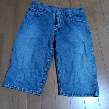 Levi's 데님 배기 팬츠 W30 리바이스 청바지 하프 팬츠