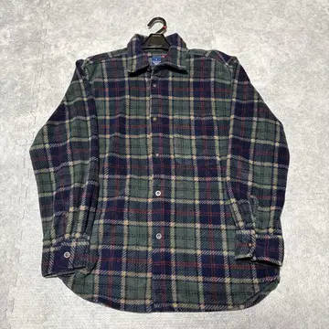 90s outbound 플란넬 셔츠 체크 무늬