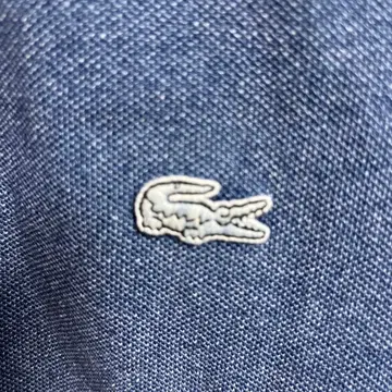 LACOSTE 데님 컬러 긴팔 피케 셔츠