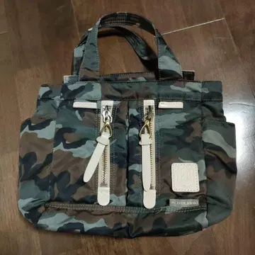 EVER KHAKI 카모 패턴 토트백 나일론