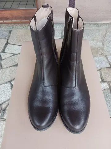 REGAL 숏부츠 다크 브라운 24.5cm 힐 약 3.5cm