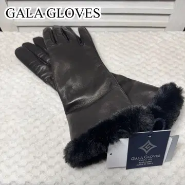 새상품 GALA GLOVES 가라 그로브 양가죽 캐시미어 100% 블랙