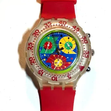 스와치 아쿠아 크로노 90s 네오 빈티지