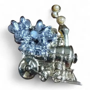 미키 미니 기차 브로치 디즈니 빈티지