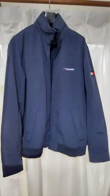 TOMMY HILFIGER 나일론 자켓 네이비