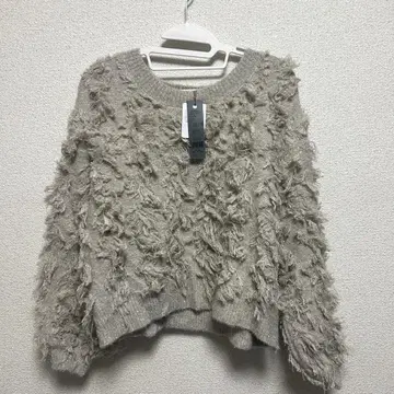 JEANASIS 라메 컷 자카드 숏 풀오버
