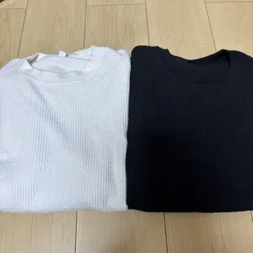 UNIQLO 와플 긴팔 티셔츠