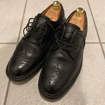 리갈 25.0cm 윙팁 2585 블랙 가죽 신사화