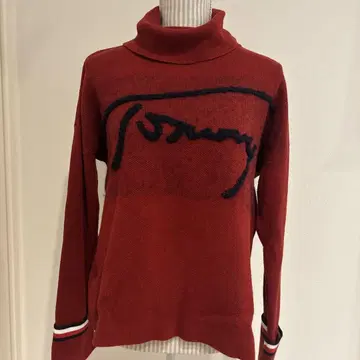 타미힐피거 TOMMY HILFIGER 스웨터 빨간색 xs