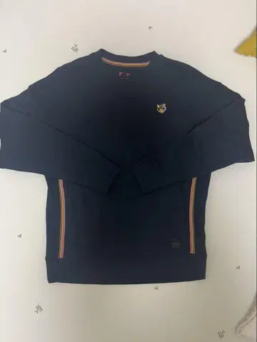 폴스미스 Paul Smith 타이거 자수 맨투맨 스트라이프