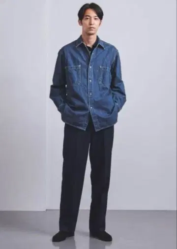 UNITED ARROWS CIOTA 시오타 데님 오버 셔츠 M 사이즈