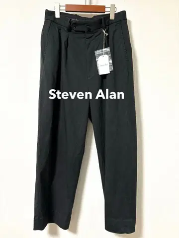 [ Steven Alan ] 트윌 슬랙스 블랙 S 정가 22,900엔