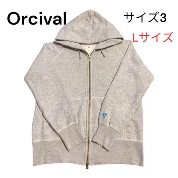 ORCIVAL 프렌치 테리 후드티 더블 지퍼