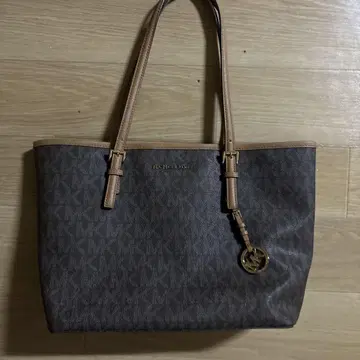 MICHAEL KORS 브라운 토트백