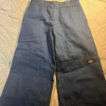 Dickies 다크 블루 와이드 팬츠