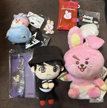 BTS BT21 정국 COOKY 봉제 인형 참 키링