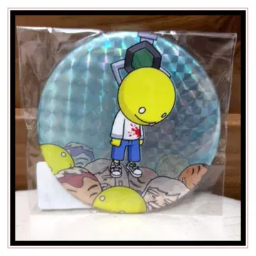 새상품 앗사리쇼코 빅 캔뱃지 홀로그램